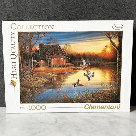 Clementoni High Quality Collection Autumn Retreat 1000 Piece Puzzle - Complete - Picture 1 of 8